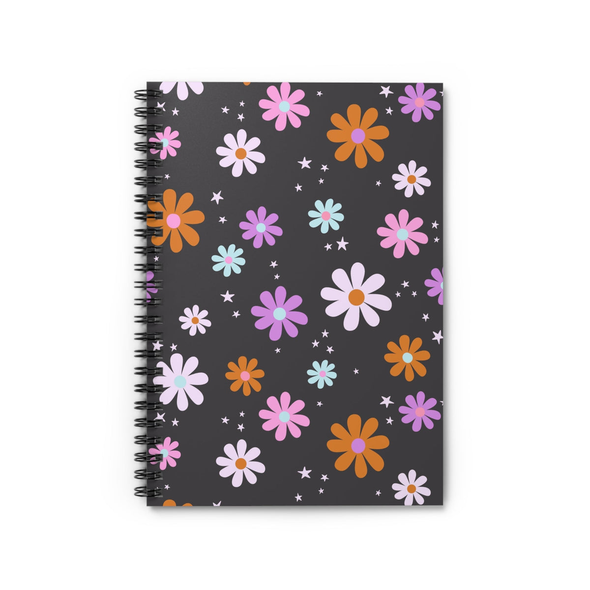 Flower Power Spiral Notebook - Ruled Line