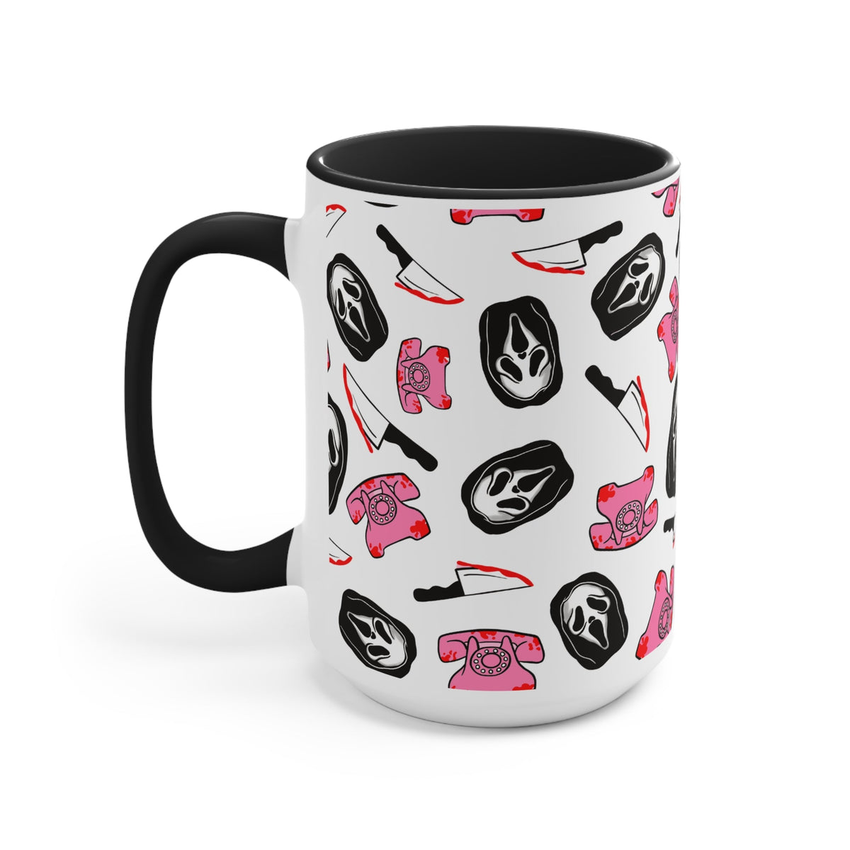 Horror Phone Line Halloween Mug