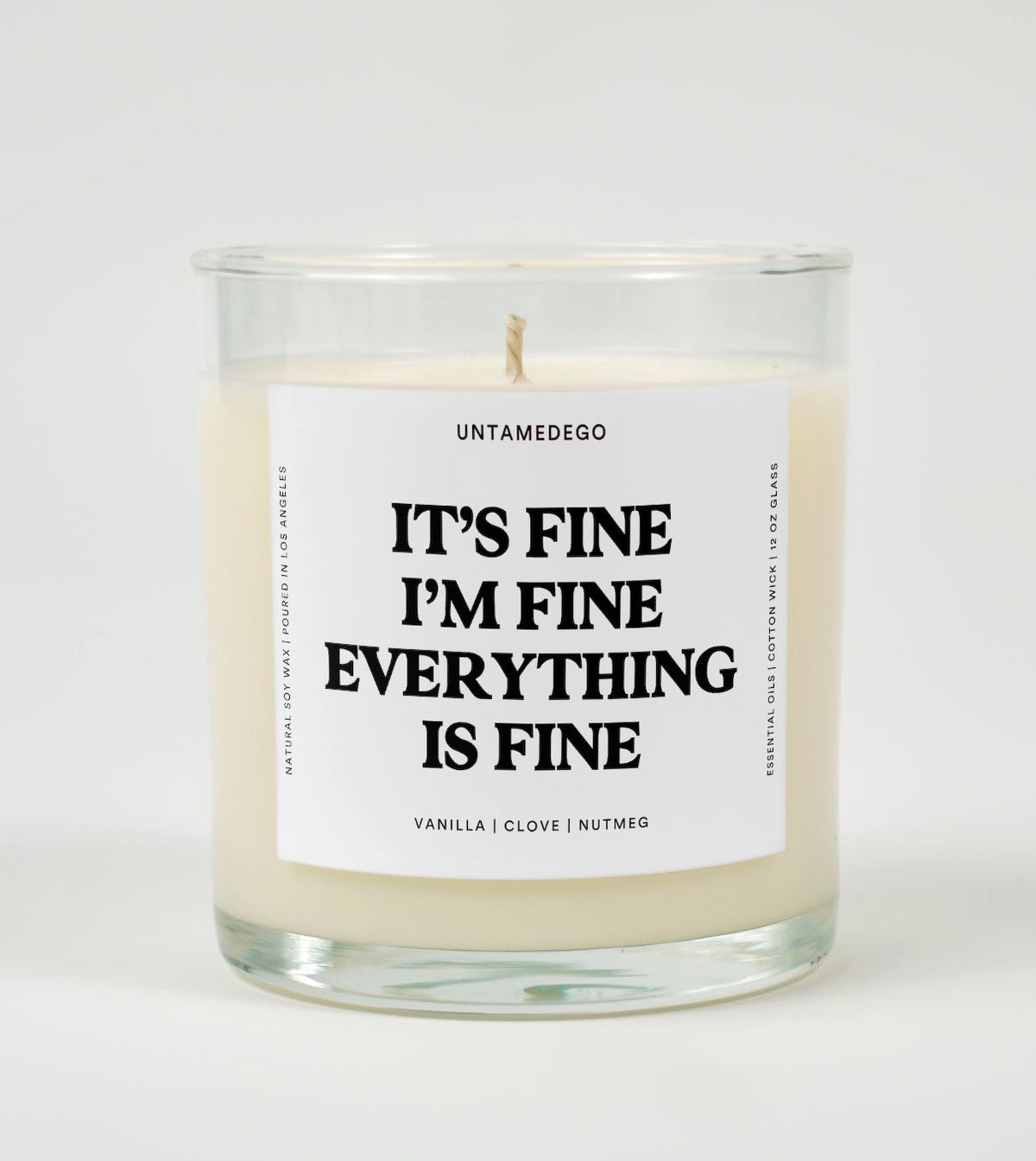 It’s Fine I’m Fine Everything Is Fine | Funny Candle