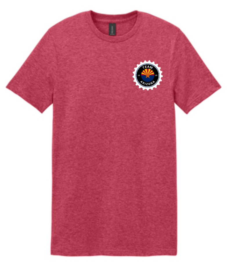 Road to Hope - Team Arizona - Unisex T-shirt - Heather Red