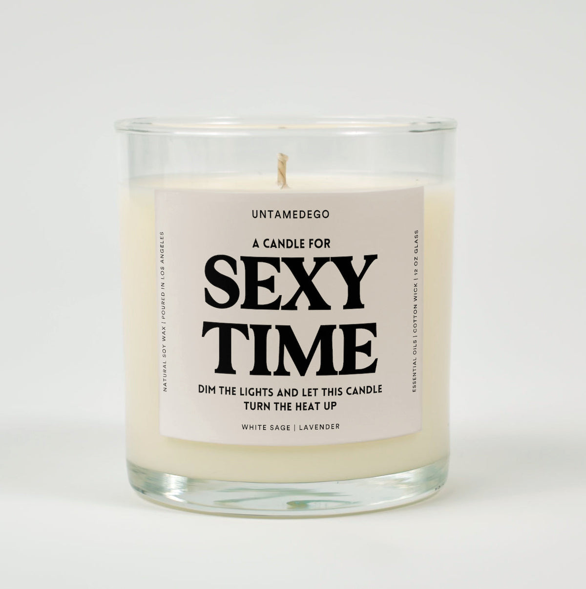 A Candle For Sexy Time Glass Candle