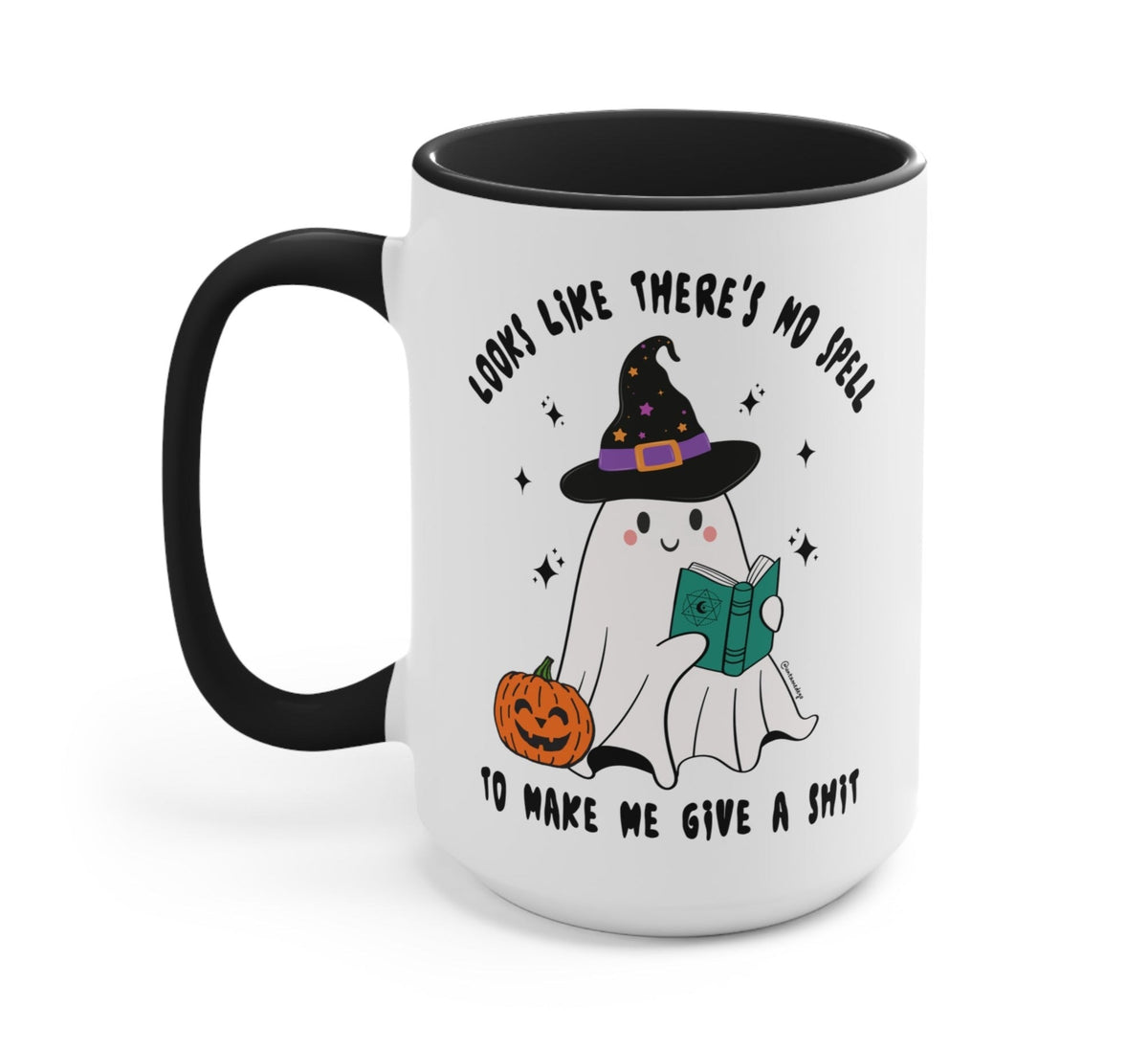 Looks Like There's No Spell To Make Me Give A Shit Halloween Mug