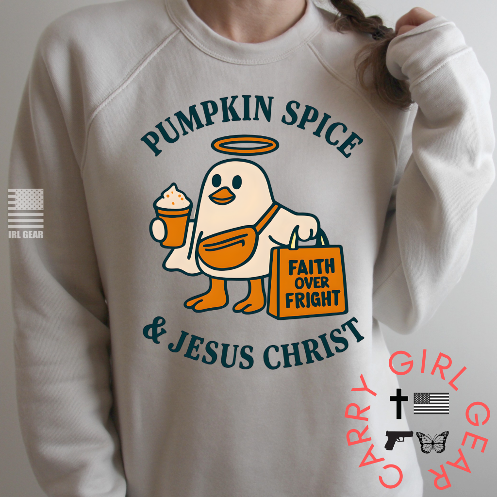 FAITH OVER FRIGHT SWEATSHIRT