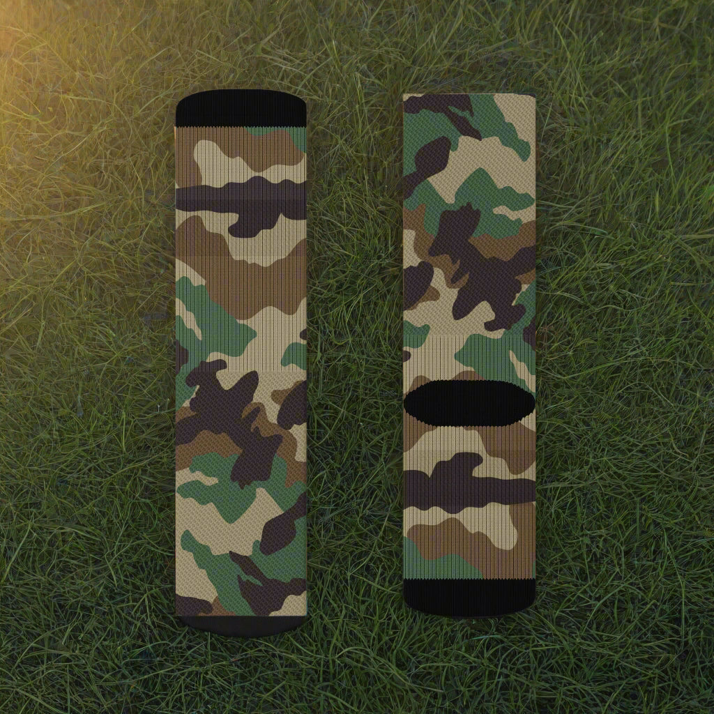 M81 Woodland Crew socks